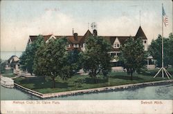 Mervue Club, St Claire Flats Detroit, MI Postcard Postcard Postcard