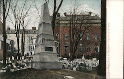 Grave of Benjamin Franklin's Parents Boston, MA Postcard Postcard Postcard
