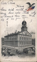 Faneuil Hall Boston, MA Postcard Postcard Postcard