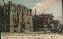 Massachusetts Institute of Technology, Old and New Postcard
