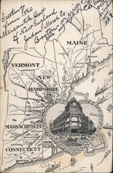 Greetings from Jordan Marsh Company Postcard