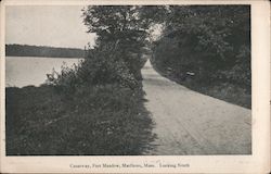 Causeway, Fort Meadow, Looking North Postcard
