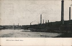Mills on River Postcard