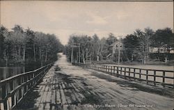 Floating Bridge (Over 100 Years Old) Lynn, MA Postcard Postcard Postcard