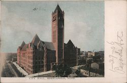 City Hall Minneapolis, MN Postcard Postcard Postcard