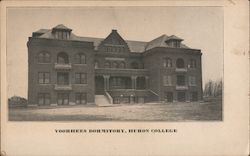 Vorhees Dormitory, Huron College Postcard