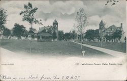 Looking Over Washington Square Postcard