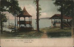 View of the Lake, Dartford Green Lake, WI Postcard Postcard Postcard