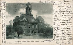 Wilbarger County Court House Vernon, TX Postcard Postcard Postcard