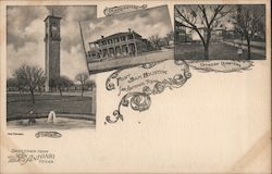 Fort Sam Houston, Tower, Officers' Quarters San Antonio, TX Postcard Postcard Postcard