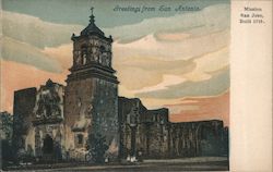 Mission San Jose, Built 1718 San Antonio, TX Postcard Postcard Postcard
