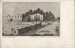 Fall of the Alamo Postcard