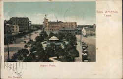 Alamo Placa Postcard