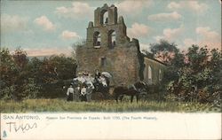 Mission San Francisco de Espada - Built 1730 (The Fourth Mission) Postcard