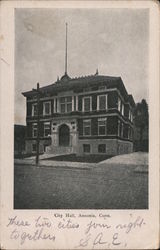 City Hall Ansonia, CT Postcard Postcard Postcard