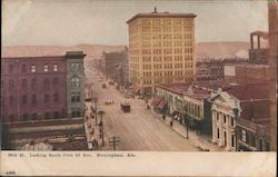 20th St. Looking South From 2d Ave. Birmingham, AL Postcard Postcard Postcard