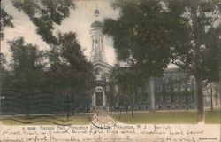 Nassau Hall, Princeton University New Jersey Postcard Postcard Postcard