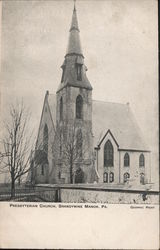 Presbyterian Church Brandywine Manor, PA Postcard Postcard Postcard