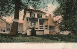 Lafayette's Headquarters - 1777 Chadds Ford, PA Postcard Postcard Postcard