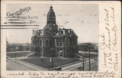 Court House Terre Haute, IN Postcard Postcard Postcard