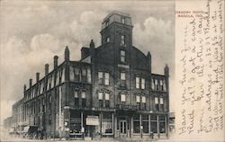 View of Hendry Hotel Postcard