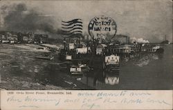 Ohio River Front Postcard