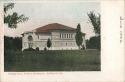 Fowler Hall, Purdue University LaFayette, IN Postcard Postcard Postcard
