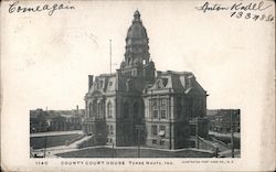 County Court House Terre Haute, IN Postcard Postcard Postcard