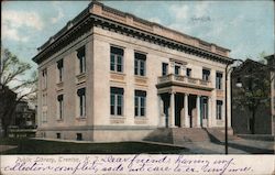 Public Library Postcard