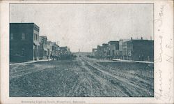 Broadway Looking South Postcard