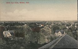 Birds Eye View Wilber, NE Postcard Postcard Postcard