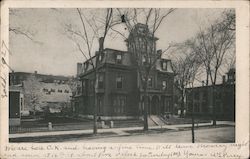 Second Empire Style Mansion Postcard