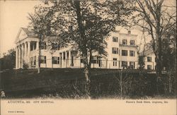 View of City Hospital Augusta, ME Postcard Postcard Postcard