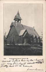 Congregational Church Tremont, ME Postcard Postcard Postcard