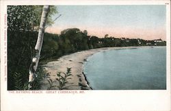 The Bathing Beach Chebeague Island, ME Postcard Postcard Postcard