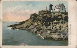 Ocean Side of Nubble York, ME Postcard Postcard Postcard