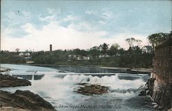 North Channel Falls Skowhegan, ME Postcard Postcard Postcard