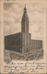 Montgomery Ward & Co. Building Postcard