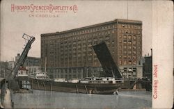 Hibbard Spencer Bartlett & Co. State Street Bridge Postcard