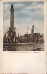 The Water Works, Chicago Ave. Postcard