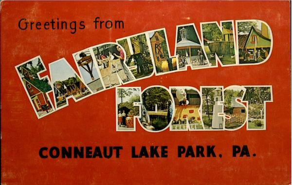 Greetings From Fairyland Forest, Conneaut Lake Park Pennsylvania