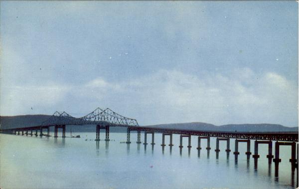Tappen Zee Bridge At Dusk Tarrytown New York