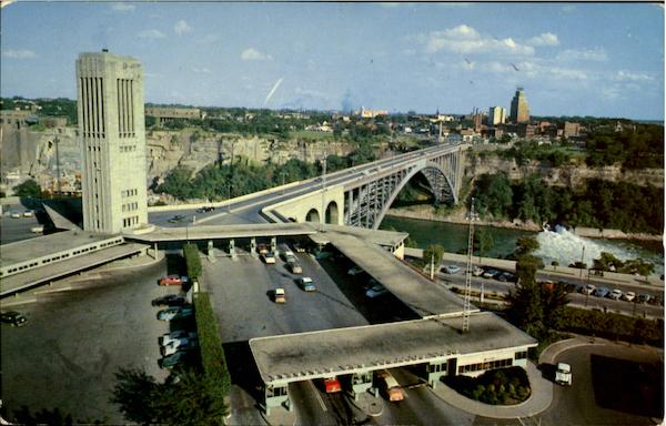 Carillon Tower At Rainbow Bridge Niagara Falls Canada