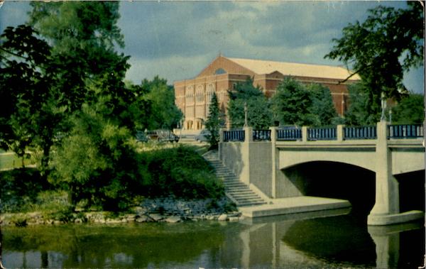 Farm Lane Bridge And Auditorium East Lansing Michigan