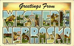 Greetings From Western Nebraska Postcard Postcard