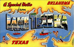 A Special Hello From Lake Texoma Postcard