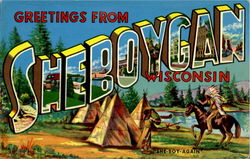 Greetings From Sheboygan Wisconsin Postcard Postcard