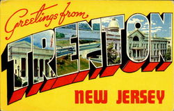 Greetings From Trenton Postcard