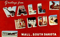 Greetings From Wall Drug South Dakota Postcard Postcard