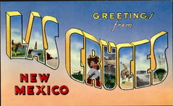 Greetings From Las Cruces New Mexico Postcard Postcard